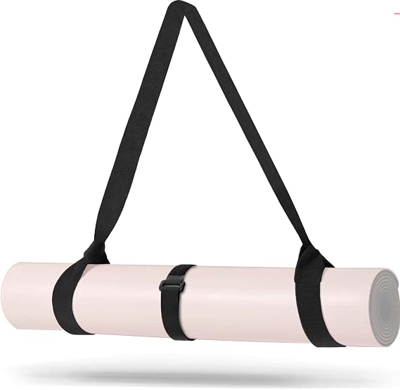 Yoga Mat Carrier Strap - Adjustable Thick and Wide Strap for Carrying Mat or Stretching