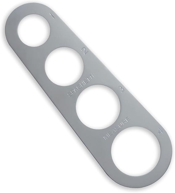 Stainless Steel Spaghetti Measurer Tool Quick Pasta Measuring Tool for Kitchen Cooking Tool (Silver, 1pcs)