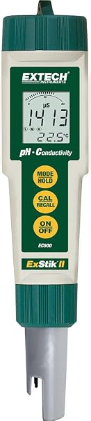 Extech EC500 Waterproof ExStik II pH / Conductivity Meter