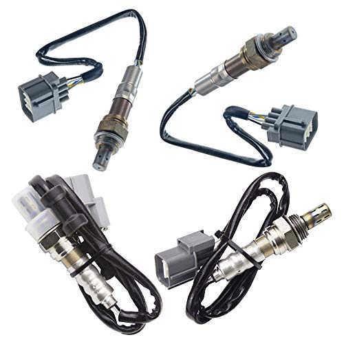 4x Oxygen O2 Sensor for 2003 2004 2005 2006 Acura MDX 3.5L; 2005-2006 Honda Odyssey 3.5L Upstream  Downstream