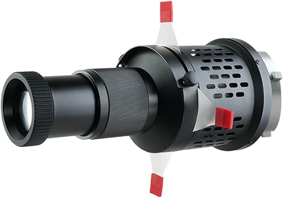 Bowens Mount 35 Lens Spotlight Conical Optical Snoot kit,Photography Studio Lighting Projector Accessory with 15Gobos for Aputure Amaran 100DS/XS 200XS/DS 300C/DII/X 60D/XS Godox SL60