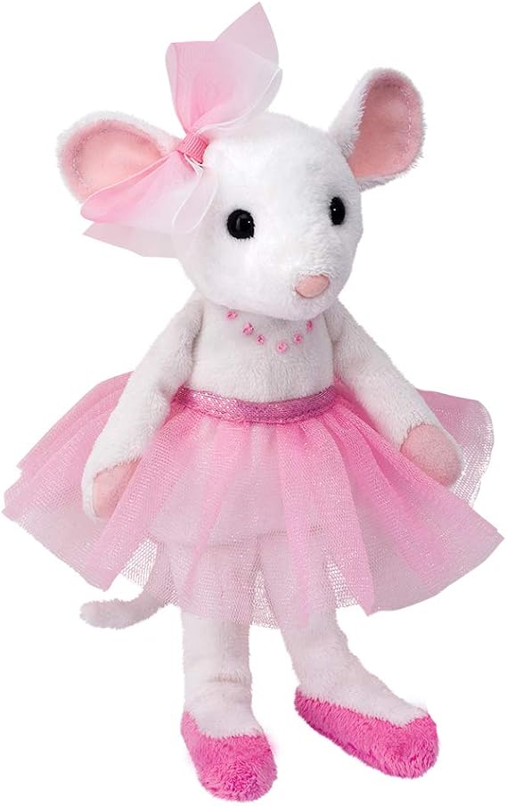Douglas Petunia Ballerina Mouse Plush Stuffed Animal