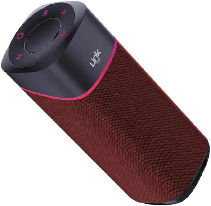 LinkTech R125 Premium IPX4 RGB Bluetooth Hoparlör Kırmızı