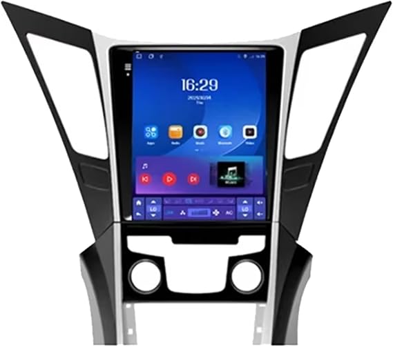 Android 15 Car Radio 2 Din Stereo with Carplay&Android Auto/BT/WiFi for Hyundai Sonata 8 YF 2010-2015 GPS Navigation 9'' Multimedia Video Player FM Reverse Camera(1G+32G)