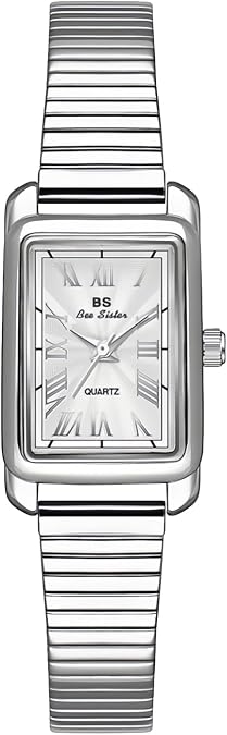 Gosasa Vintage Dress Women's Rectangle Bracelet Roman Numeral Dial Watch