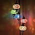 Turkish Moroccan Mosaic Glass Handmade Tiffany Floor Lamp Light 5 Big Globe