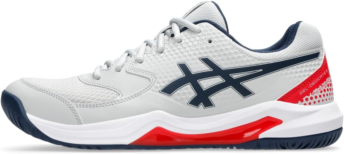 ASICS Resolution 8 Tennis Shoes for Fast Courts for Man White Blue
