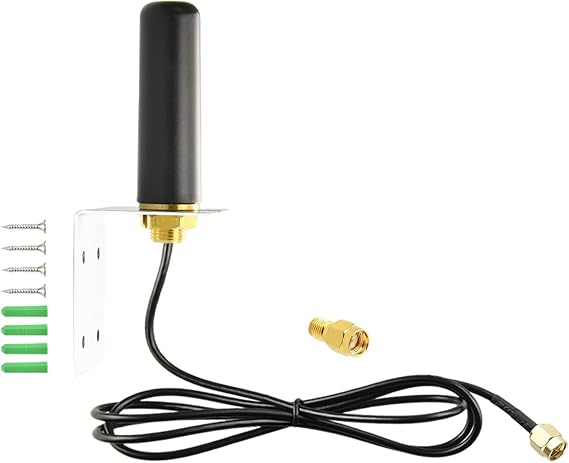 4G LTE 小型アンテナ 屋内 屋外 全指向性 5dBi 防水 セルラーアンテナ 4G LTE ルーター ゲートウェイ モデム Spypoint Tactacam ステルスカム セルラートレイルカメラ用