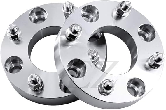 ezaccessory 2 Wheel Adapters 4x110 to 4x4 | 1" Thick | Fits Older Can-Am Outlanders Honda TRX Yamaha Raptor Kawa BF750+ Hub & Mount Wheels from Buick Skyhawk 75-81 Chevy Vega 71-81