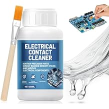 JAOJAO 250ml Electronic Contact Cleaner, Circuit Board Cleaner Fast Drying Precision Electronics Cleaning for Circuit Boards Appliance Control Boards Switches & Connectors, Transparent
