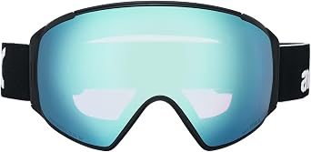 Anon M4 Unisex Cylindrical Ski & Snowboard Goggles with Interchangeable Lens Technology Incl. Bonus Lens, Face Mask & Case