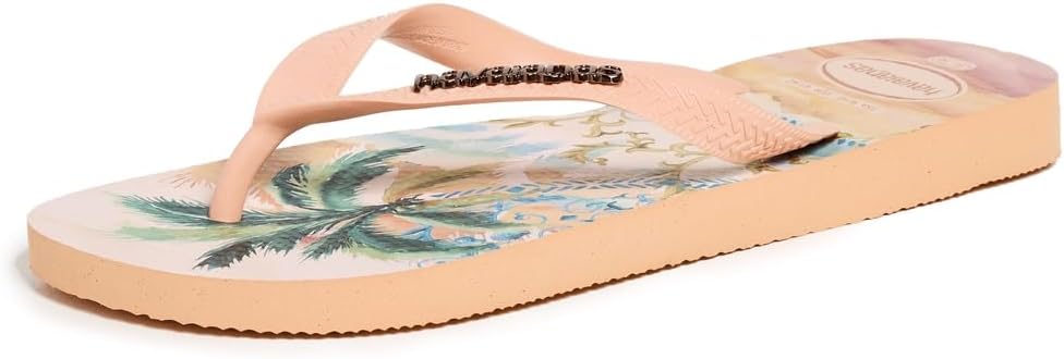 Havaianas Women's Slim Logo Metallic Flip Flops