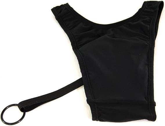 Ultimate Hiding and Tucking Gaff Panties With Adjustable Tucking Ring Black