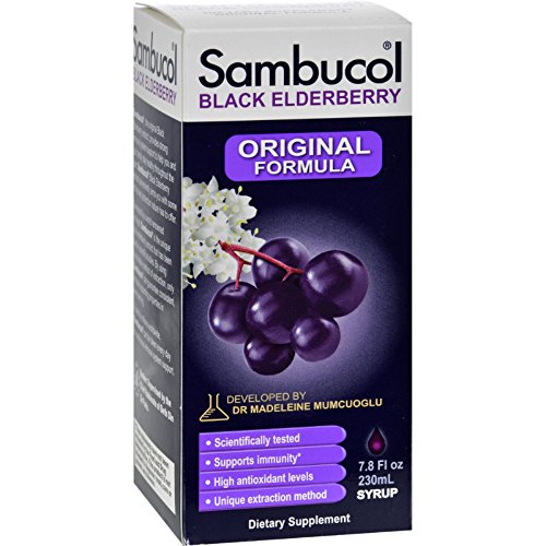 Sambucol Original Liquid Black Elderberry 7.8 fl oz Pack of 3