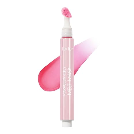 tarte maracuja juicy melt mask Lip Mask, Balm & Lipgloss with Vitamin E & Shea Butter, Hydrating Overnight Treat for Soft, Smooth, Nourished Lips, Vegan & Cruelty Free