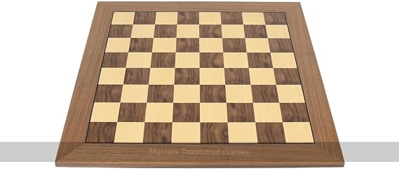 DGT Walnut Non-Electronic Chess Board (Pieces not included)