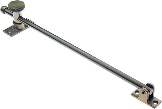 idh by St. Simons 21002-005 Professional Grade Quality Genuine Solid Brass Casement Adjuster, 12-Inch, Antique Brass