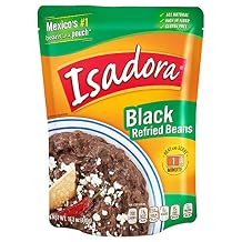 Isadora Black Refried Beans, 15.2-Ounce (Pack of 8)