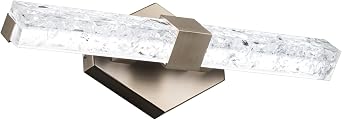Modern Forms Regal 18in LED Bathroom Vanity or Wall Light 3000K in Brushed Nickel