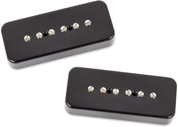 Seymour Duncan Vintage P90 Silencer - Set - Soapbar - Black Cover