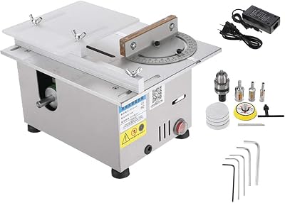 Upgrade Version Table Saw Mini Precision Saws DIY Wood Working Lathe Polisher Drilling Machine for Handmade Wooden Model Crafts, Printed Circuit Board Cutting