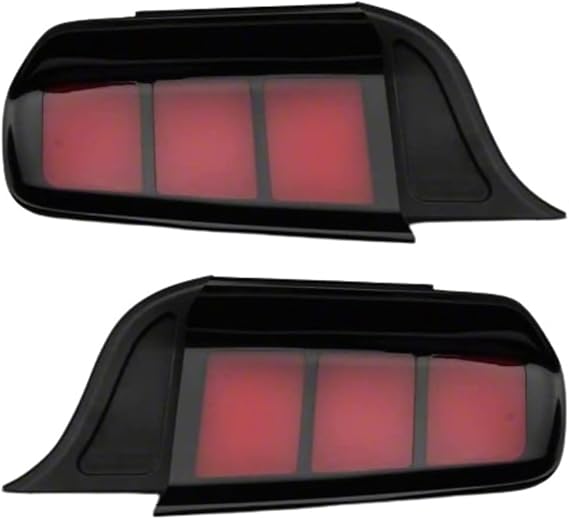 Raxiom Profile LED Tail Lights in Red Set Assembly Iconic Styling Fits Ford Mustang 2015-2020