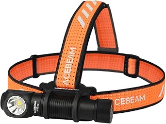 ACEBEAM Work Headlamp, H15 2.0 Multifunctional 90 Degree Right Angle Head Flashlight 2800 High Lumen LED USBC Rechargeable Hardhat Headlamp with White/Red Light for Service & Industrial Works, ect.