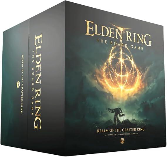 Elden Ring: The Board Game - Realm of The Grafted King | 54 miniatures, diceless card-driven combat