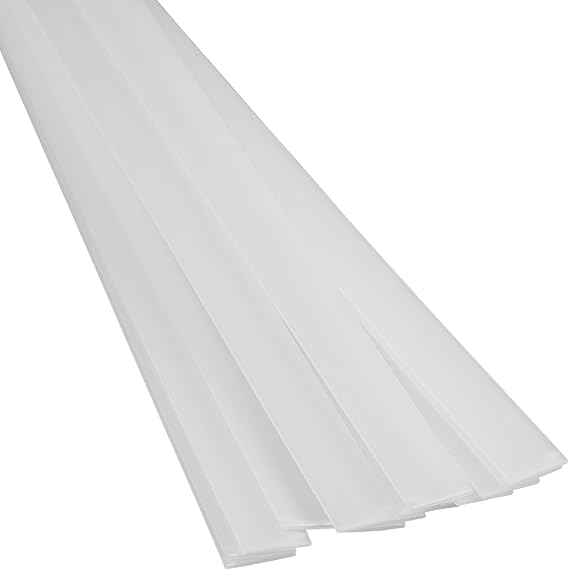 Polyvance Polypropylene (PP) Plastic Welding Rod, 5/8 in. x 1/16 in. Ribbon, 1 lb, Natural. Made in USA