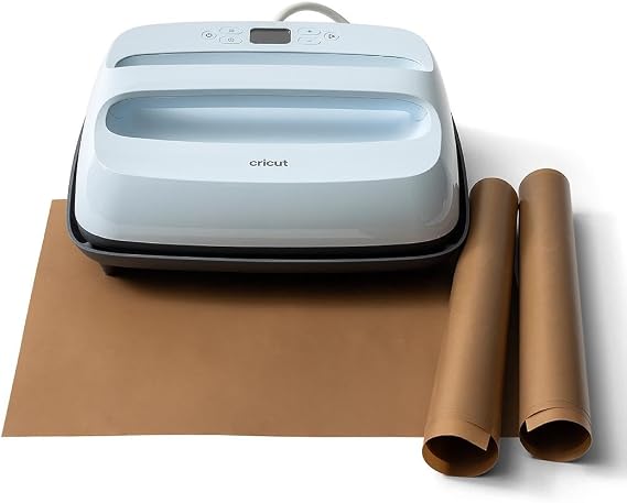 Cricut EasyPress 3 Heat Press Machine (12 "x 10") with Teflon Sheets,Blue
