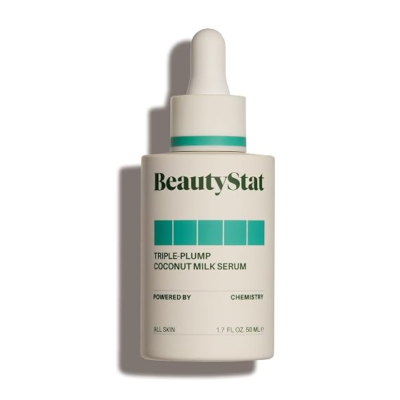 BeautyStat Cosmetics Women's Triple-Plump Coconut Milk Serum, 1.7 Fl Oz (Pack of 1)