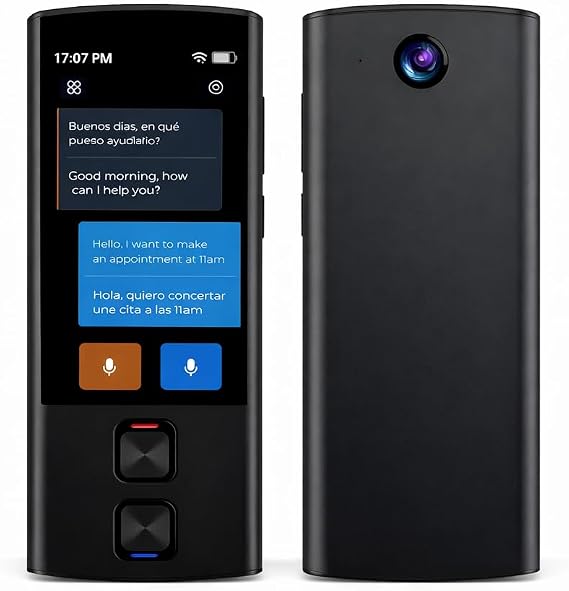 AI Language Translator Device, Voice-Text Translator Device in 138 Languages For Business and Learning, Online/Offline/ChatGPT/Photo Translation