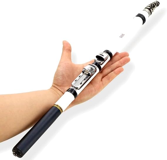 valkyrie 3 Meters Carbon Fiber Fish Fishing Rod Reed - 9 Node 9 Ring Telescopic -