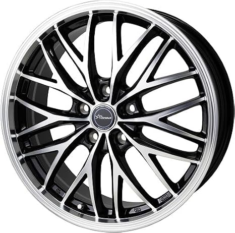 Chronus CH-113, 8J+42 5H-114.3 Wheels, Set of 4, 18-inch, Metallic Black Polish