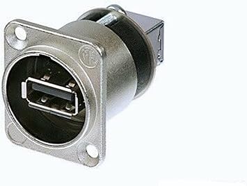 Genuine New Neutrik NAUSB-W Panel MNT Reversible USB Data Gender Changer Adapter