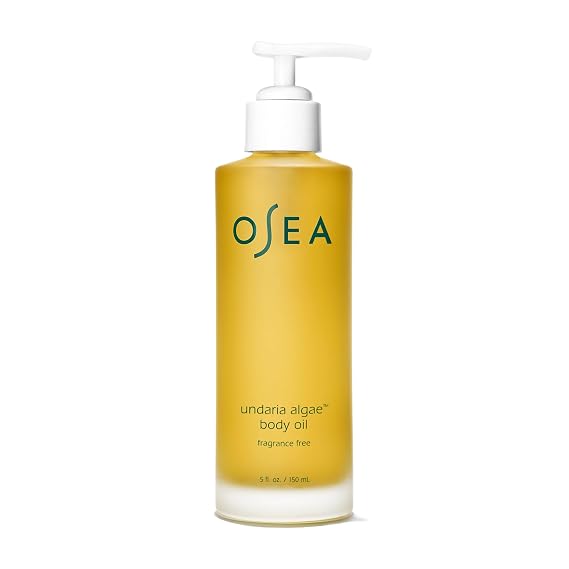 OSEA Undaria AlgaeTM Fragrance-Free Body Oil, Deep Hydration, Silky-Glow 5oz
