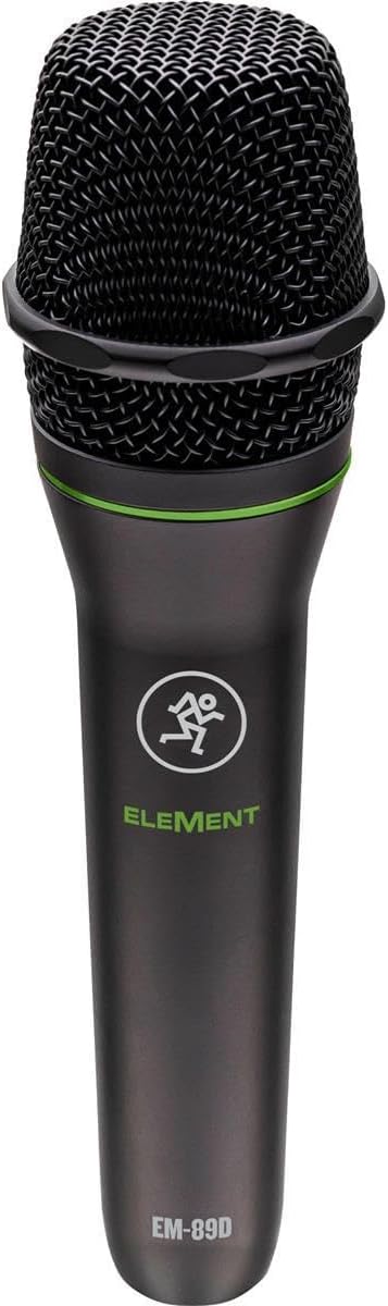 Mackie EM-Series, Dynamic Vocal Microphone (EM-89D) | Cardioid polar pattern with XLR connector and mic clip for vocals, instruments and live sound