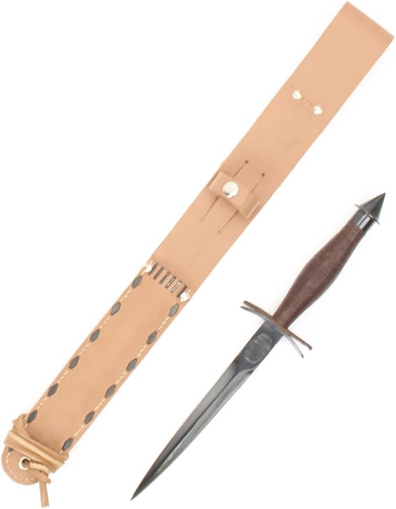 IMA U.S. WWII V-42 Elite Special Forces Knife with Leather Scabbard