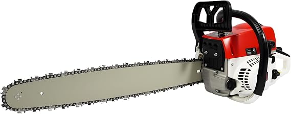 52cc Gas Chainsaw, 22-Inch Professional Chainsaw With 2-Cycle Engine,2.6hp Double Protection Switch Gas Powered Chain Saw,Self-Reset Pull Start Technology For Tree Cutting, Firewood, Logging