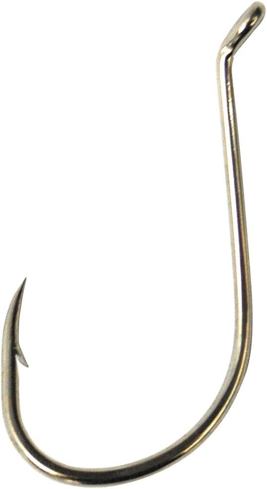 Lazer Sharp Eagle Claw Lazer Sharp Long Shank Octopus Hook Offset Up Eye Barbed Size Medium Wire Hooks