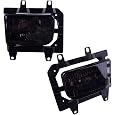 Pair Front Bumper Fog Lights Lamps Fit for BMW 3 E30 Sedan 1985-1993