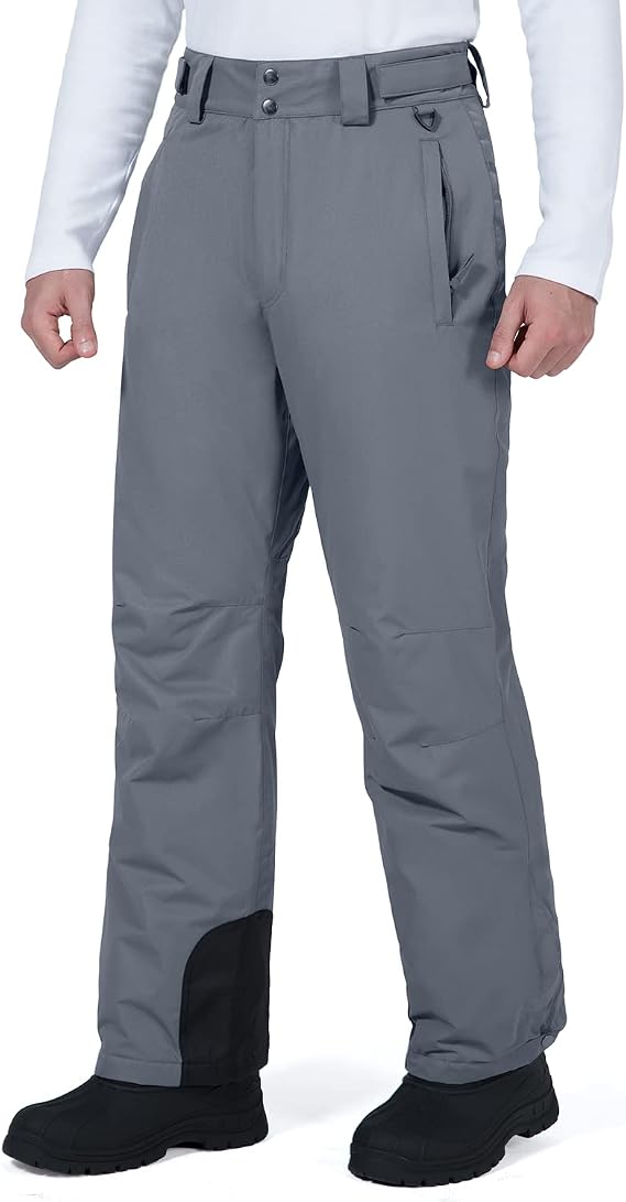Sportneer Snow Pants Men Insulated Ski Pants Snowboarding Pants