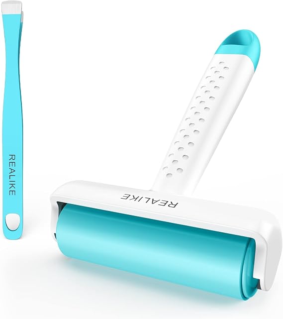 REALIKE Brayer Roller & Mat Tweezers Remover Set Craft Stamping Brayer Tools Compatible with Cricut/Silhouette/Brother Crafting Printmaking