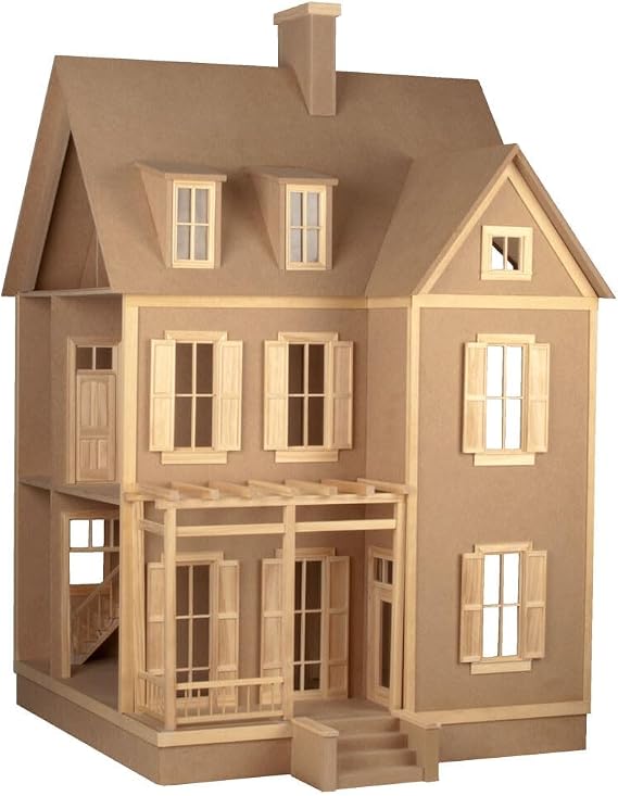 Spring Run Farmhouse Dollhouse Kit