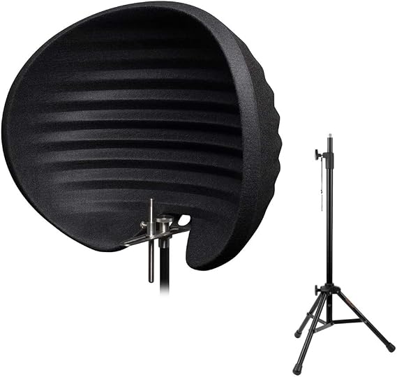 Aston Microphones Halo Portable Microphone Reflection Filter, Black