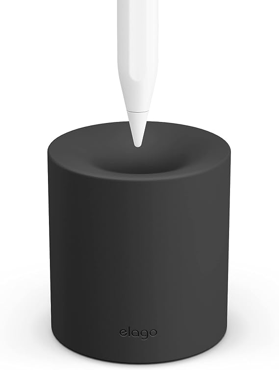 elago Pencil Stand for All Apple Pencil Series | Apple Pencil Pro, 1st & 2nd Generation, USB-C and Any Tablet Stylus with or without Pencil Case or Sleeve [Black]