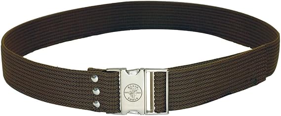 KLEIN TOOLS 5225 Tool Belt, Adjustable Electrician Belt is 2-Inch Wide, Adjusts for 48-Inch Waist