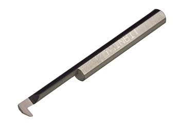 THINBIT RT31BR MICROBIT Uncoated Solid Carbide Reverse Profiling Tool, .187" Minimum bore, .625" Reach, Standard Elliptical Neck with .083" Projection and 3/16" Shank