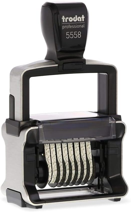 Trodat Professional 5558 Self Inking Numberer Stamp