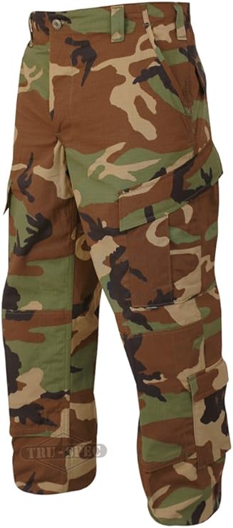 TRU-SPEC Cargo Pants TRU Ripstop Short, Woodland, Medium